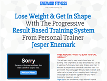 Tablet Screenshot of enemarkfitness.com